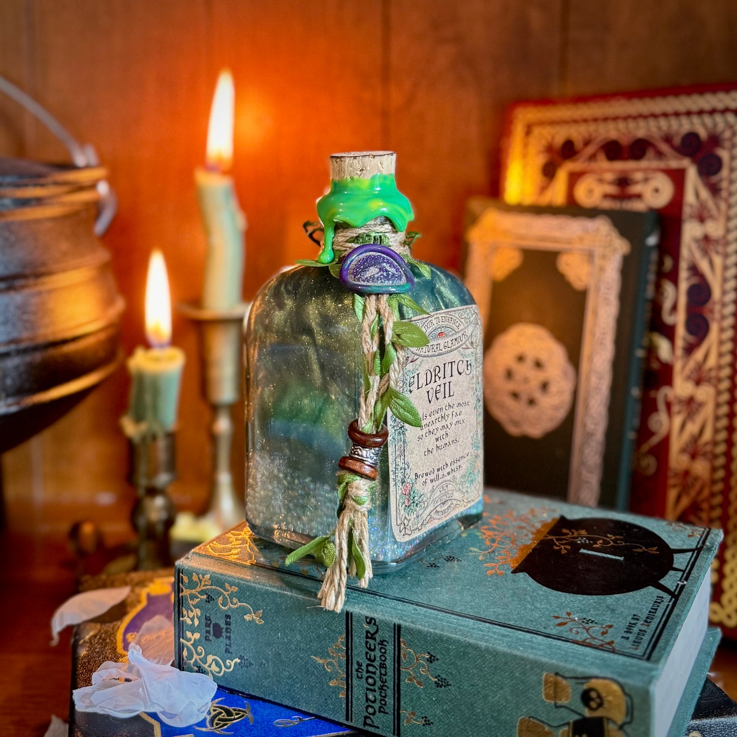 Eldritch Veil. A Fae, Color Change Potion Bottle Prop
