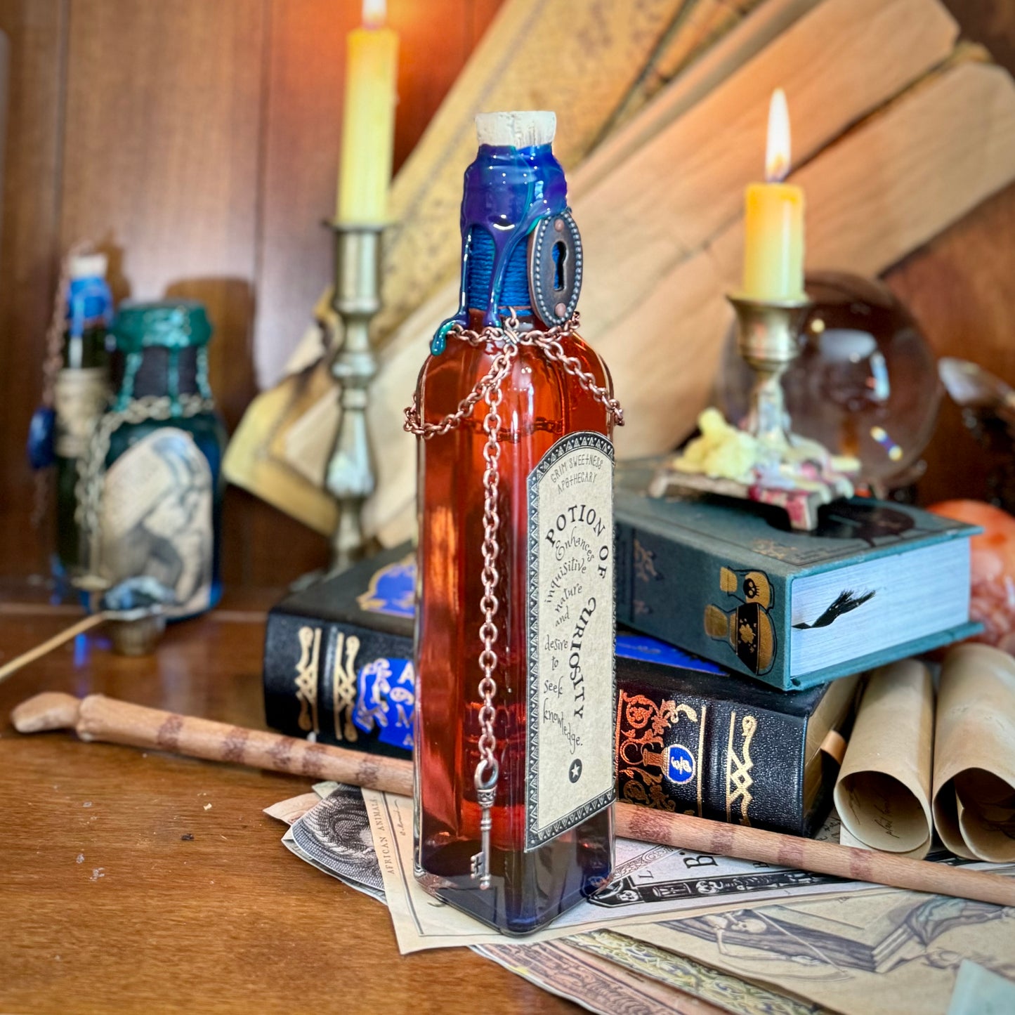 Potion of Curiosity, A Color Changing Potion Bottle Prop