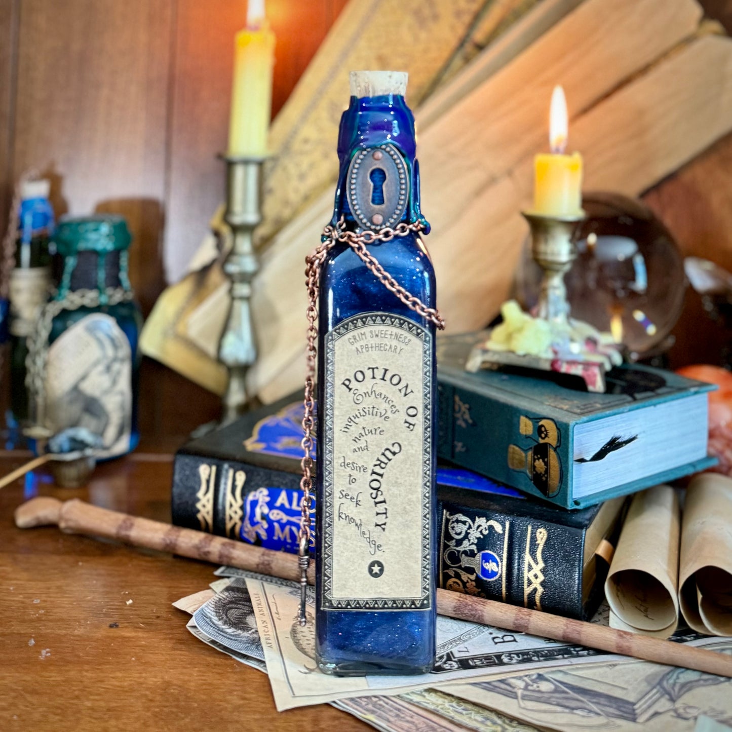 Potion of Curiosity, A Color Changing Potion Bottle Prop