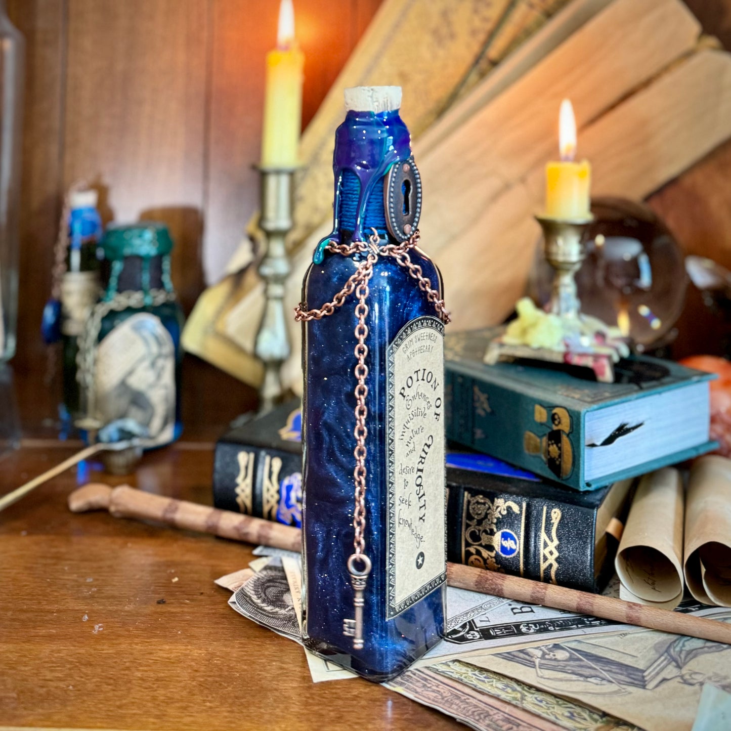 Potion of Curiosity, A Color Changing Potion Bottle Prop