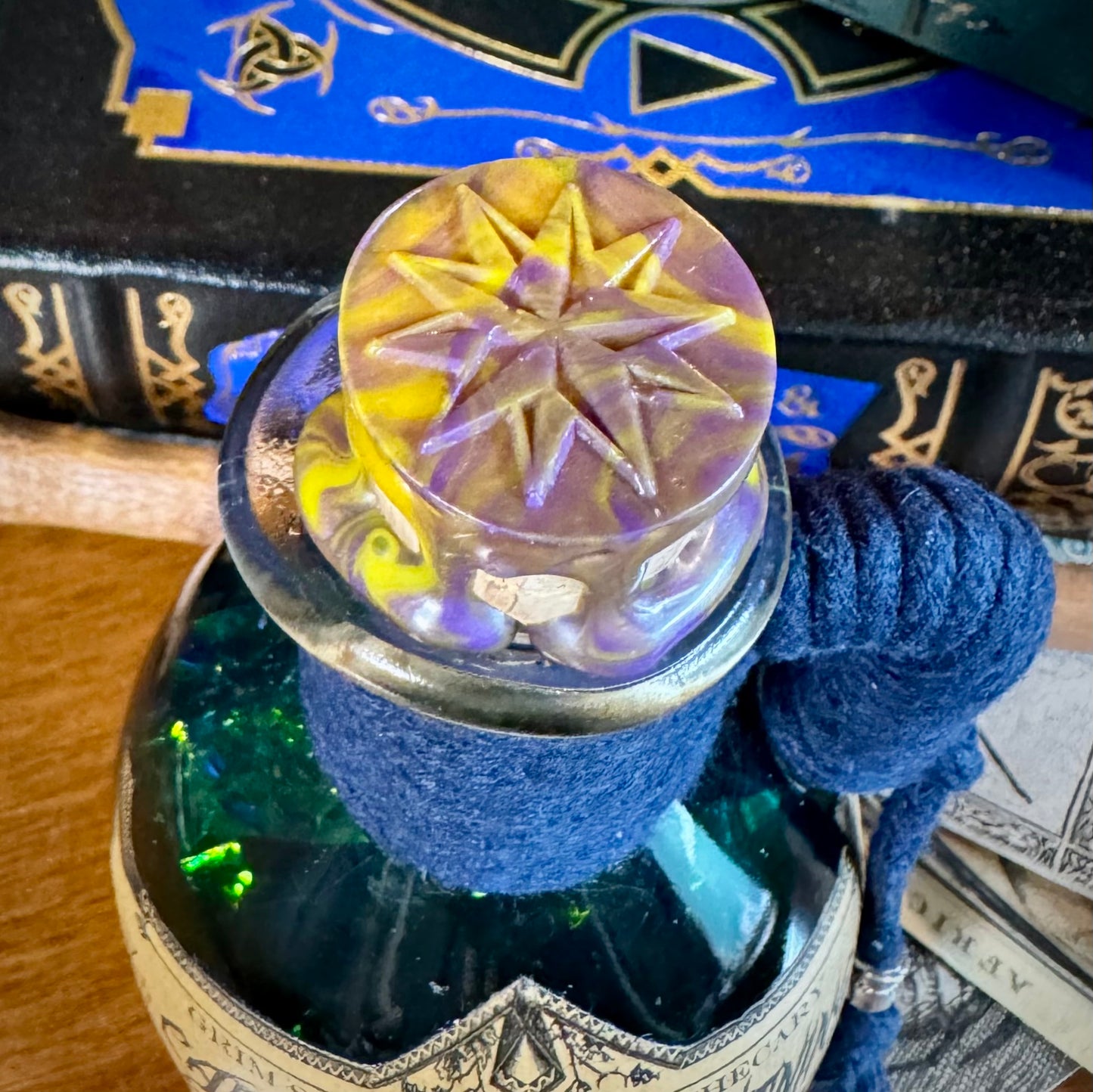 Captured Lightning, a Magical Potion Bottle Decoration