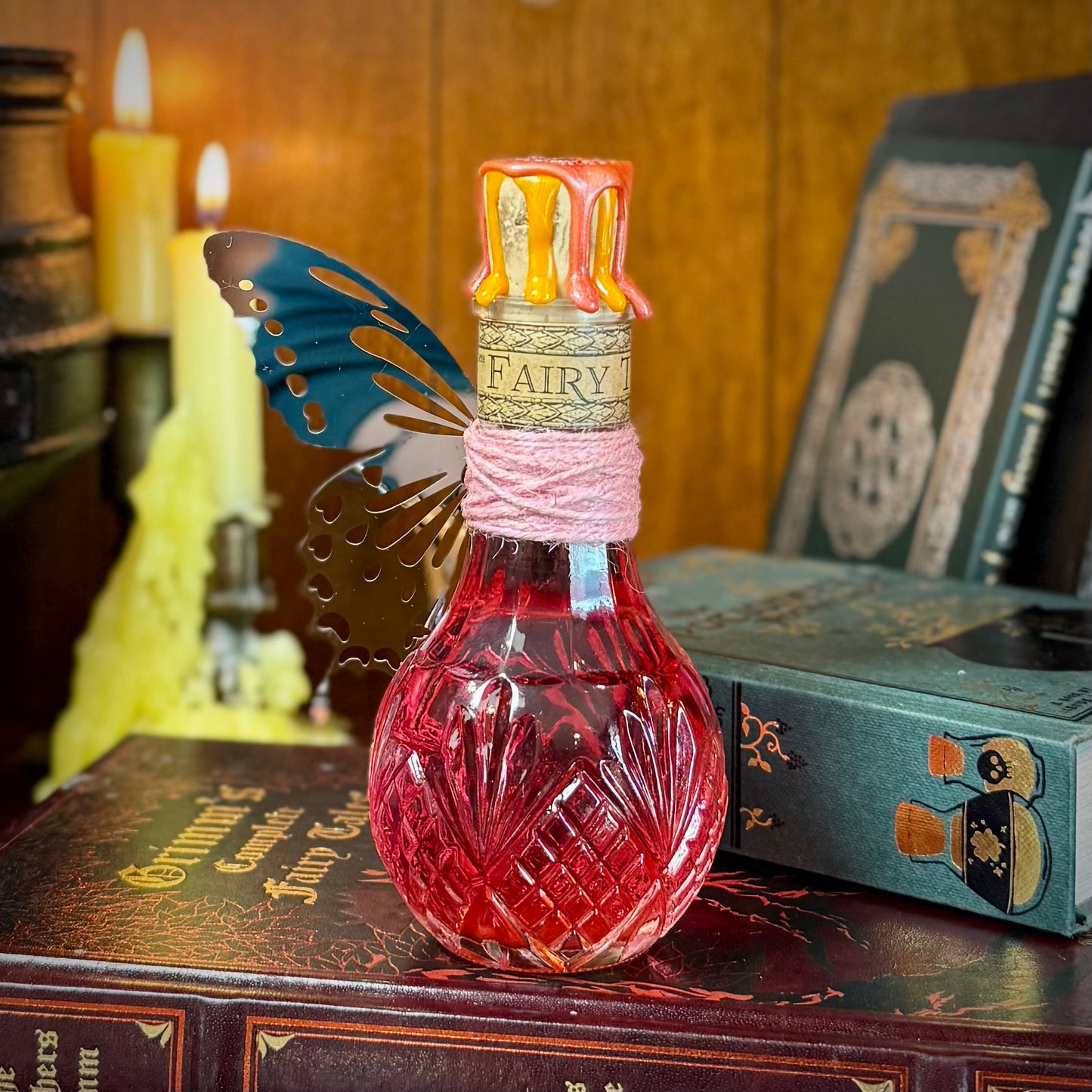 Fairy Tonic, A Swirling, Color Shifting Potion Bottle Prop