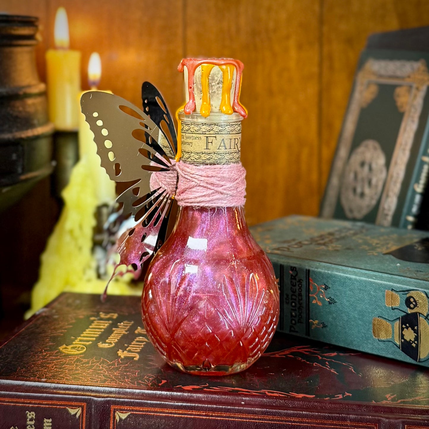 Fairy Tonic, A Swirling, Color Shifting Potion Bottle Prop