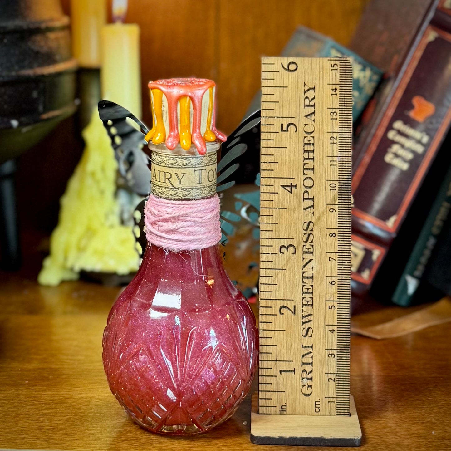 Fairy Tonic, A Swirling, Color Shifting Potion Bottle Prop