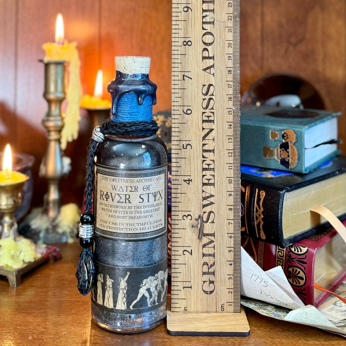 Water of the River Styx, A Decorative, Color Changing Potion Bottle