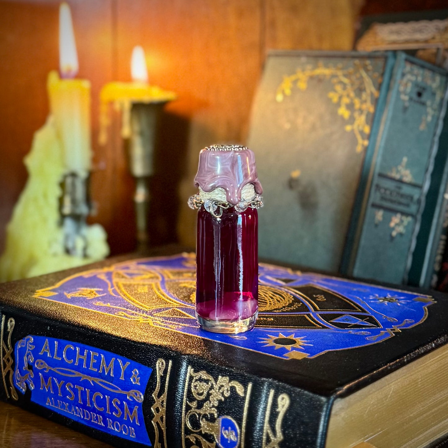 Self Love, A Rose Quartz Infused Mini Potion Bottle Fidget