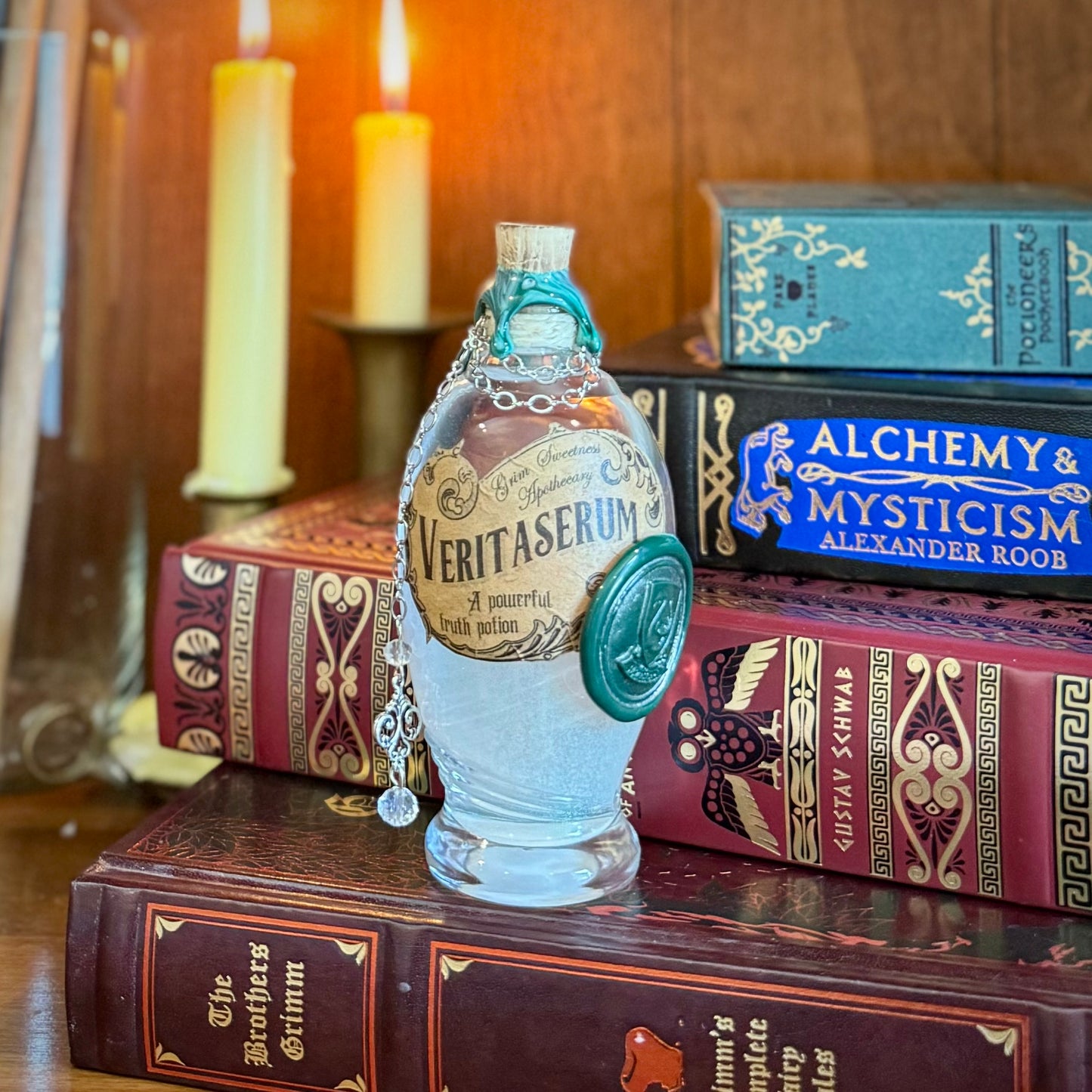 Veritaserum, A Color Changing Potion Bottle Prop