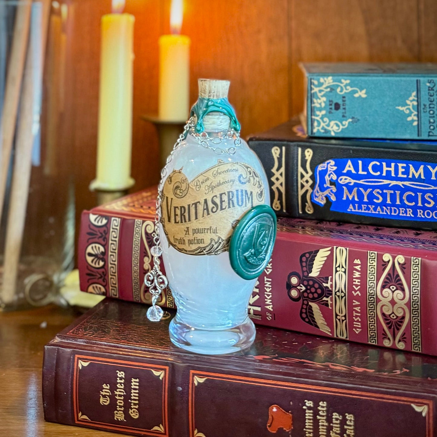 Veritaserum, A Color Changing Potion Bottle Prop