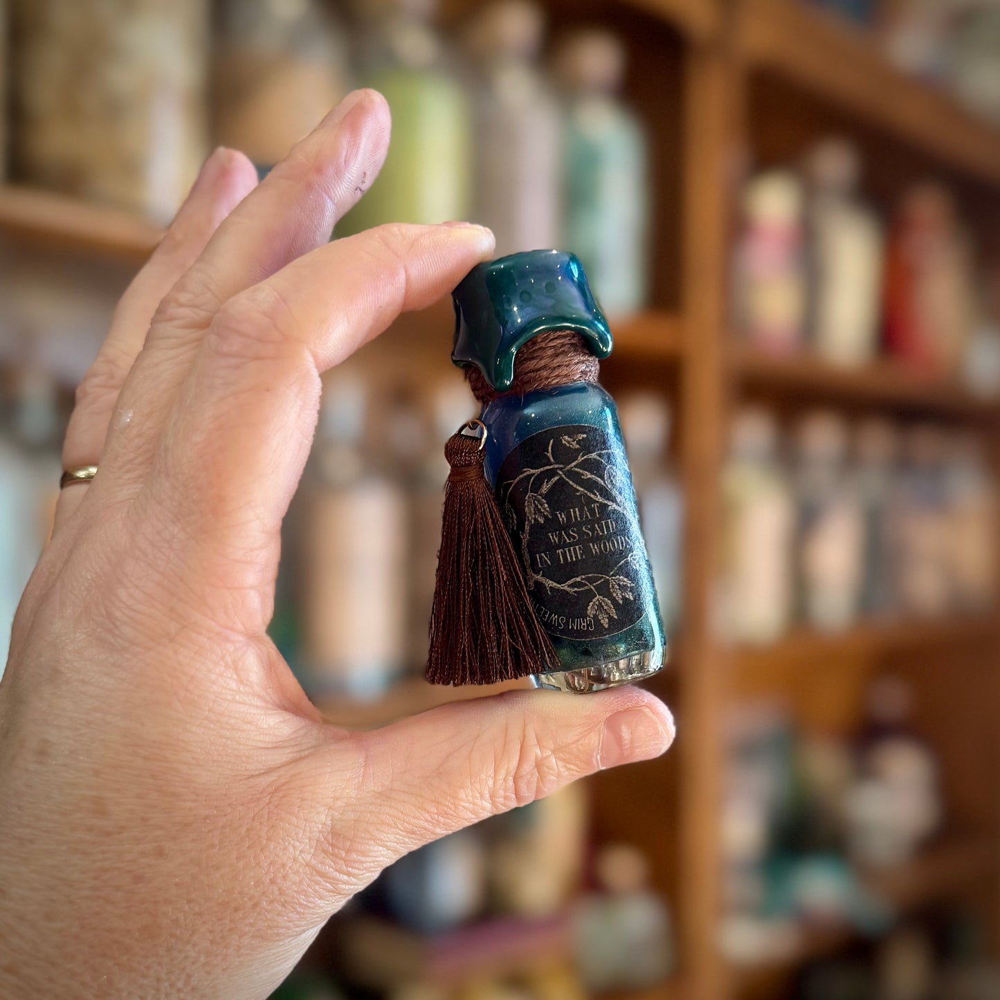 What Was Said In The Woods, A Mini Potion Bottle Fidget