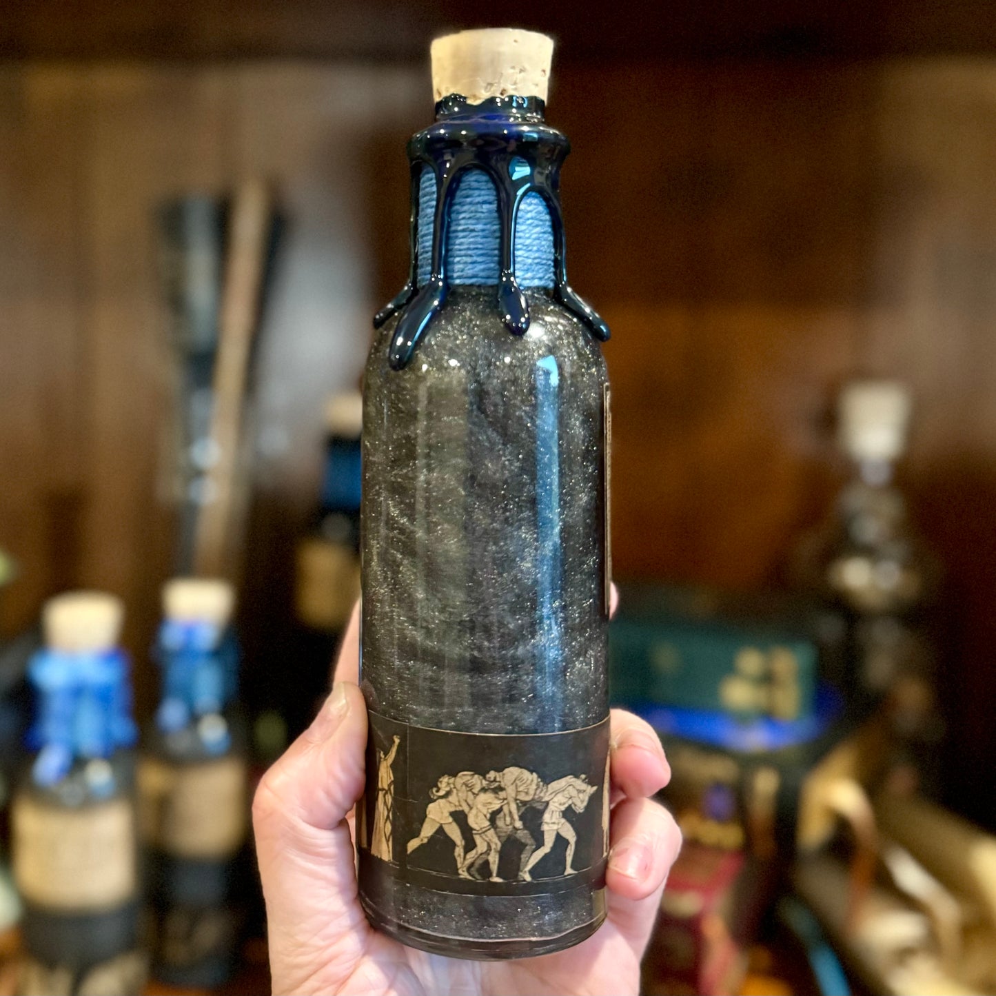 REJECT- Water of the River Styx, A Decorative, Color Changing Potion Bottle