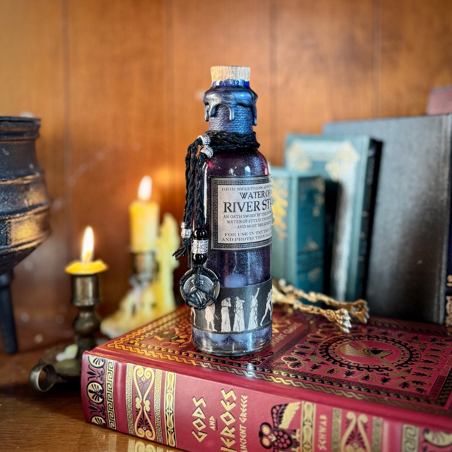 Water of the River Styx, A Decorative, Color Changing Potion Bottle