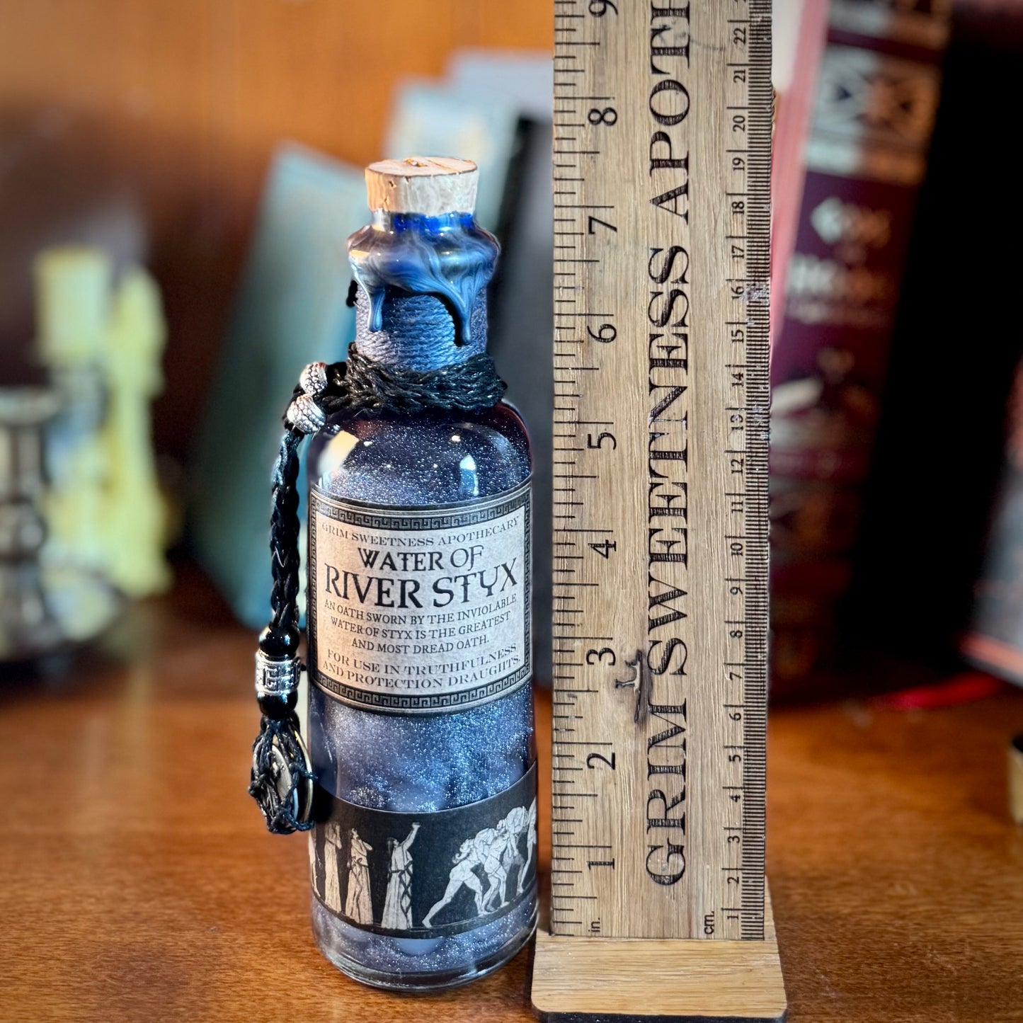 Water of the River Styx, A Decorative, Color Changing Potion Bottle