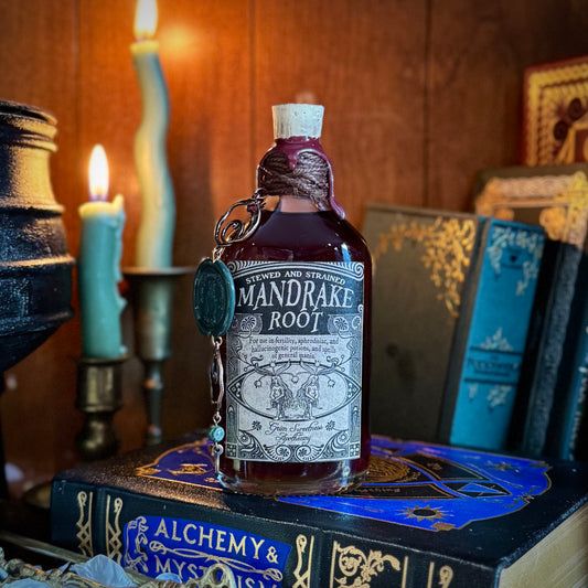 Stewed Mandrake Root, A Color Changing Potion Bottle Prop