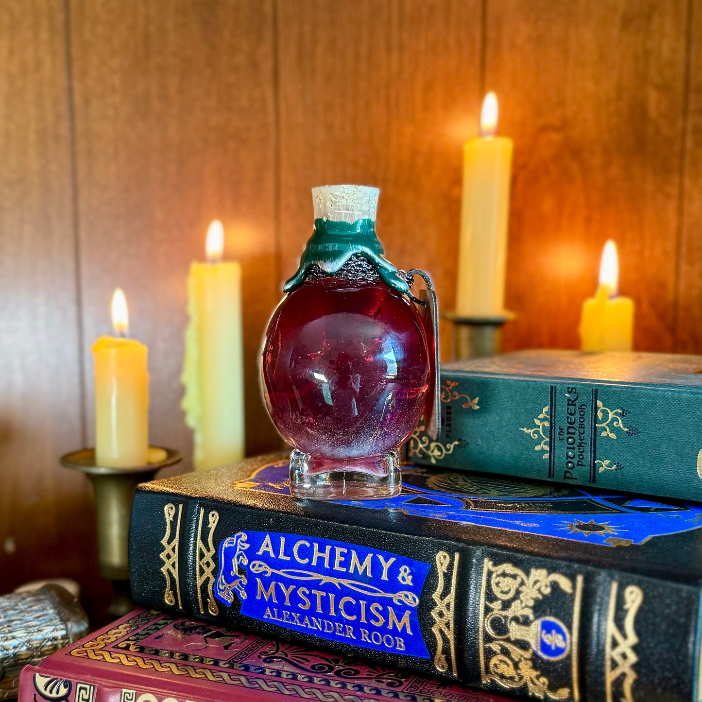 Elixir of Oleander, A Color Changing Potion Bottle Prop