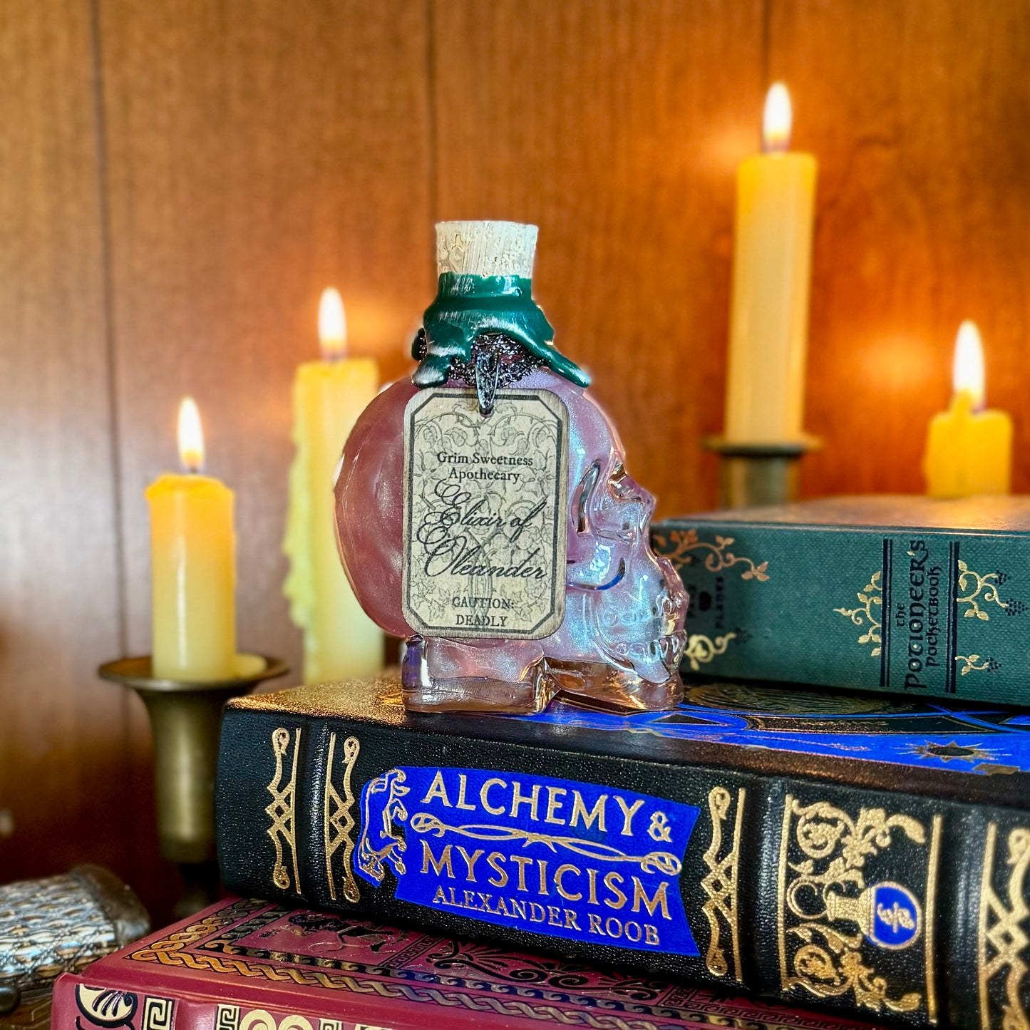 Elixir of Oleander, A Color Changing Potion Bottle Prop