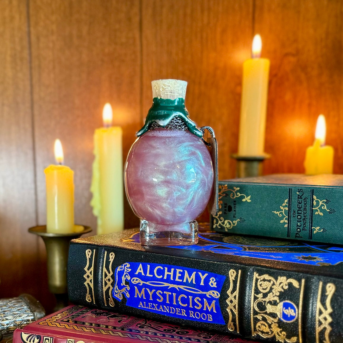 Elixir of Oleander, A Color Changing Potion Bottle Prop