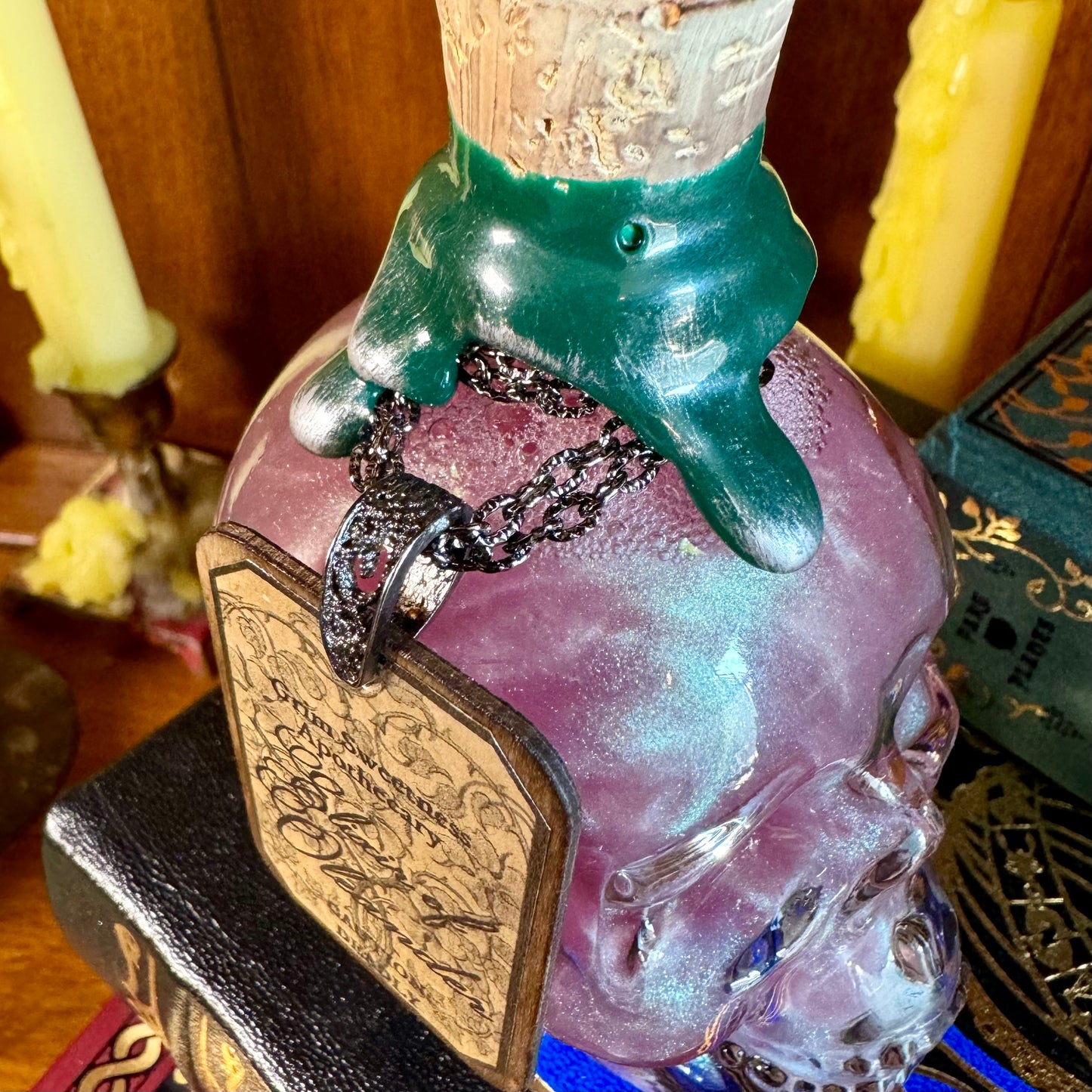 Elixir of Oleander, A Color Changing Potion Bottle Prop