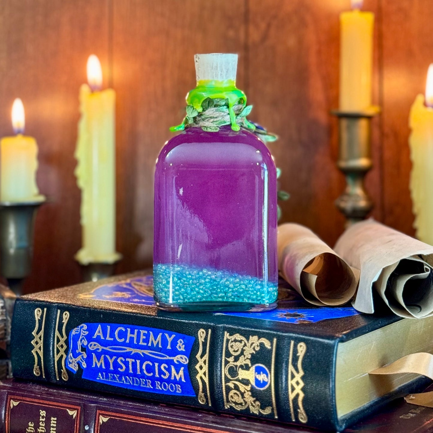 Eldritch Veil. A Fae, Color Change Potion Bottle Prop