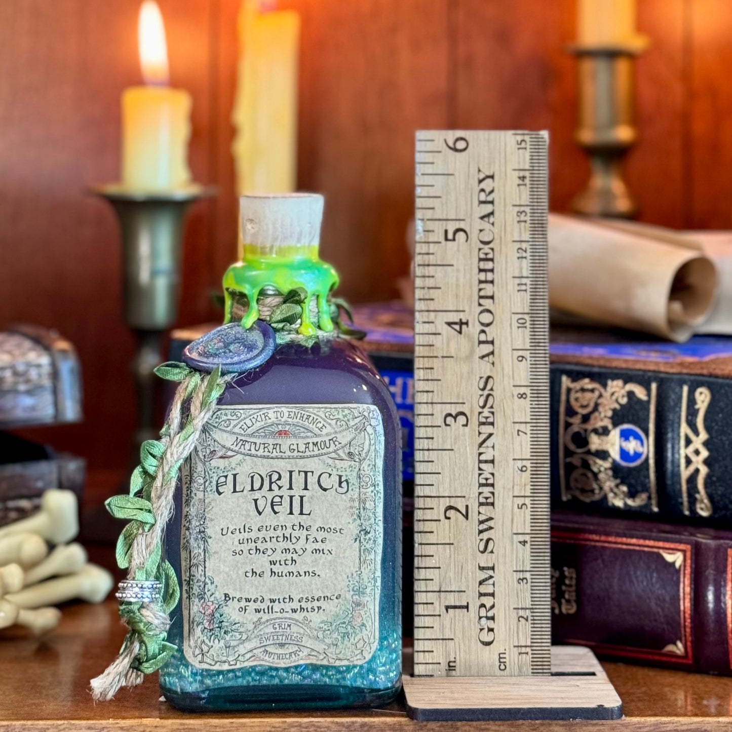 Eldritch Veil. A Fae, Color Change Potion Bottle Prop