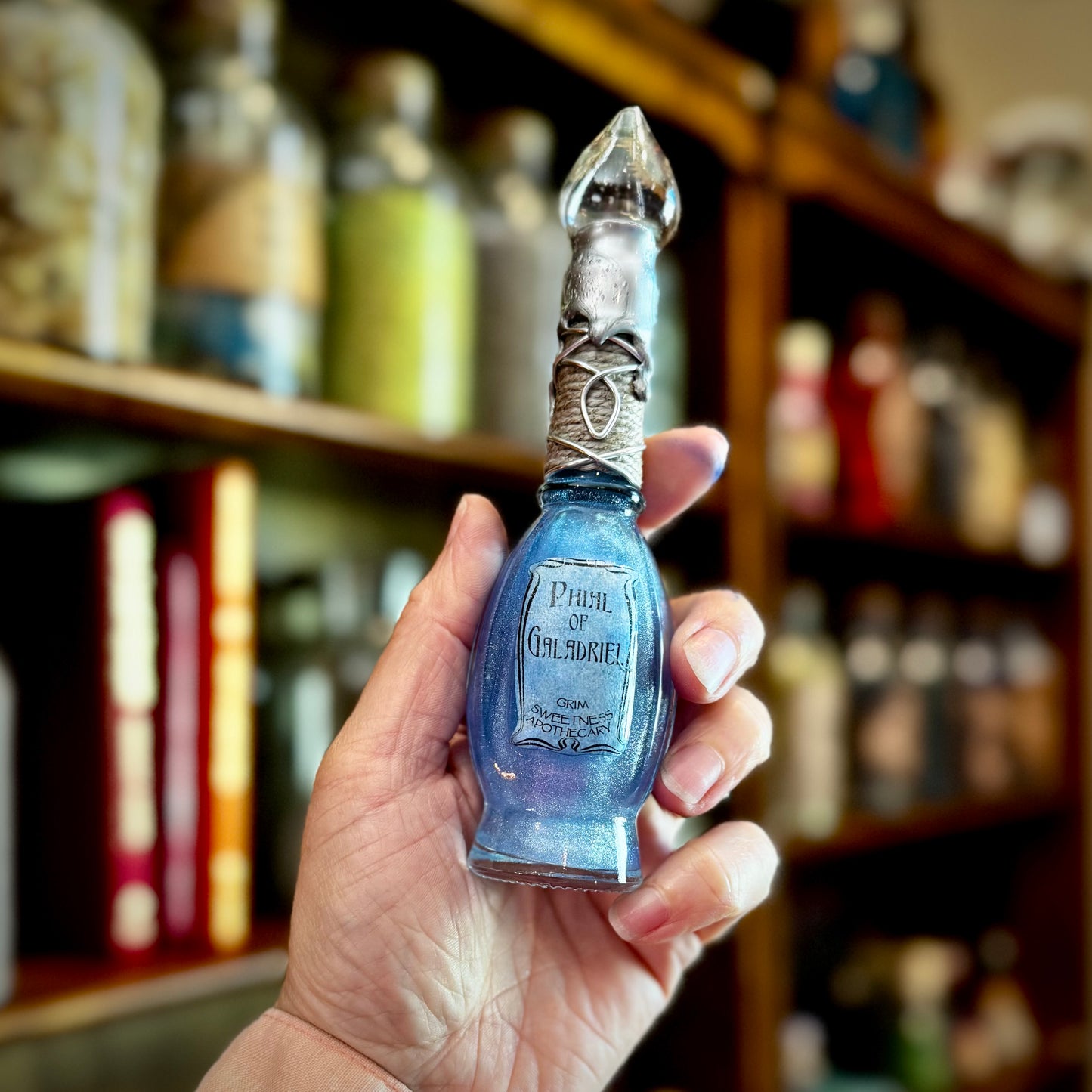 Phial of Galadriel, A Color Changing Fantasy Potion Bottle Prop