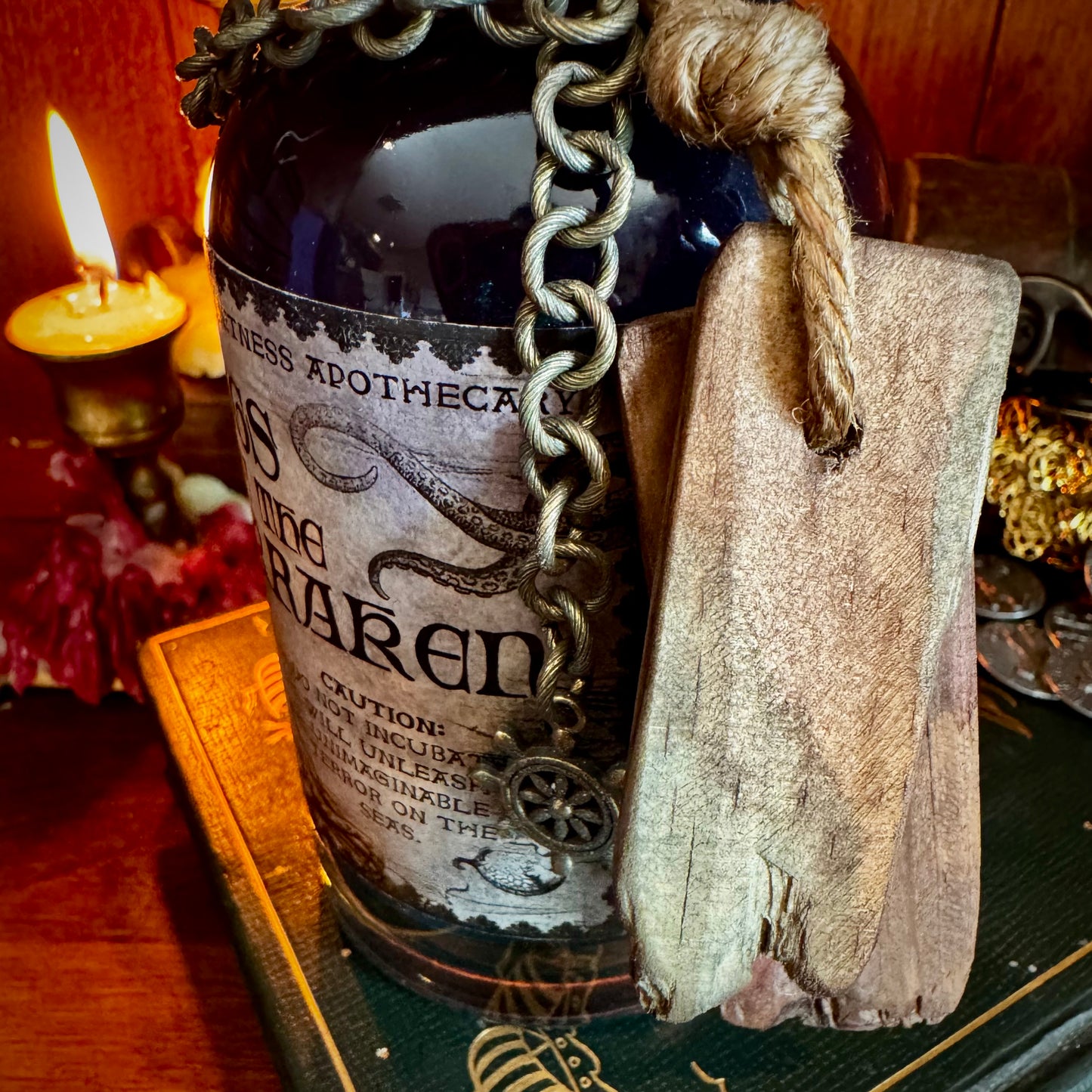 Kraken Eggs, A Decorative, Color Changing Potion Bottle Prop