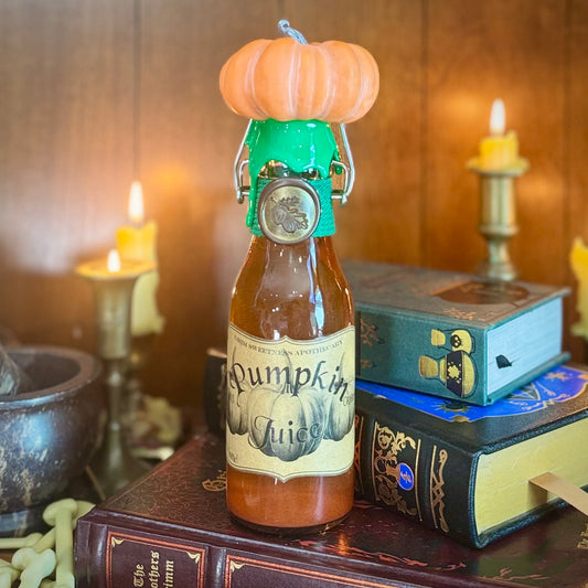 Pumpkin Juice, A Swirling Decorative Potion Bottle