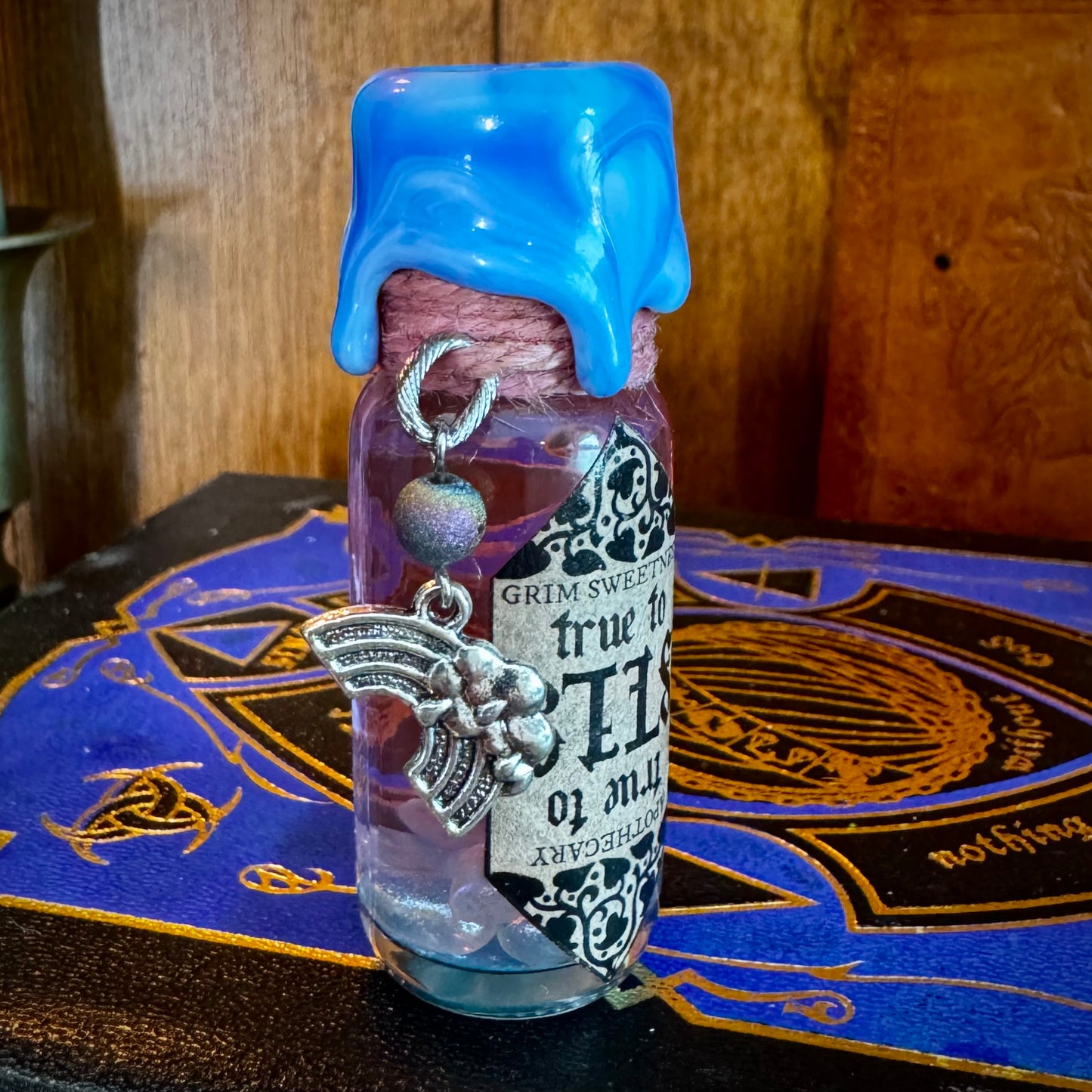 True to Self- PINK TO BLUE- Color Change Mini Potion Bottle Fidget