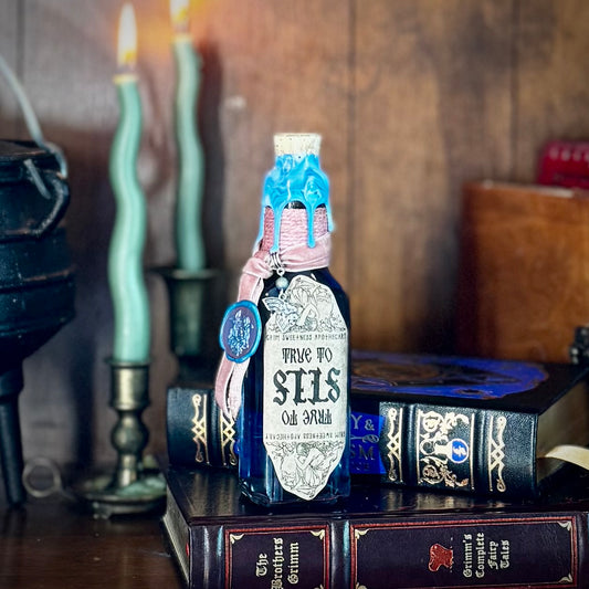 True To Self Potion -BLUE TO PINK- Color Change Potion Bottle Prop
