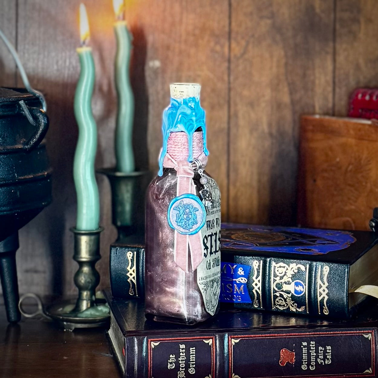 True To Self Potion -BLUE TO PINK- Color Change Potion Bottle Prop