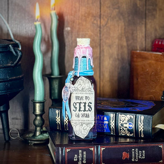 True To Self Potion -PINK TO BLUE- Color Change Potion Bottle Prop