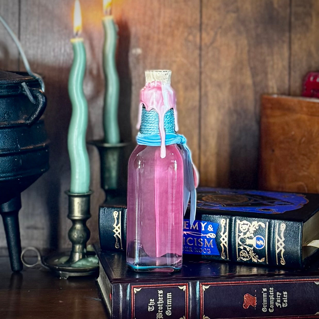 True To Self Potion -PINK TO BLUE- Color Change Potion Bottle Prop