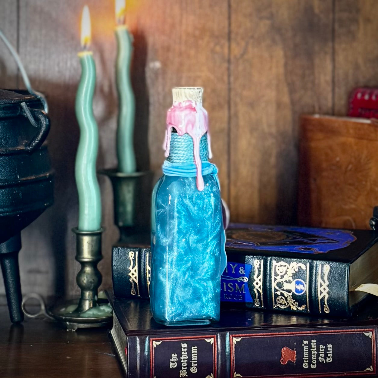 True To Self Potion -PINK TO BLUE- Color Change Potion Bottle Prop