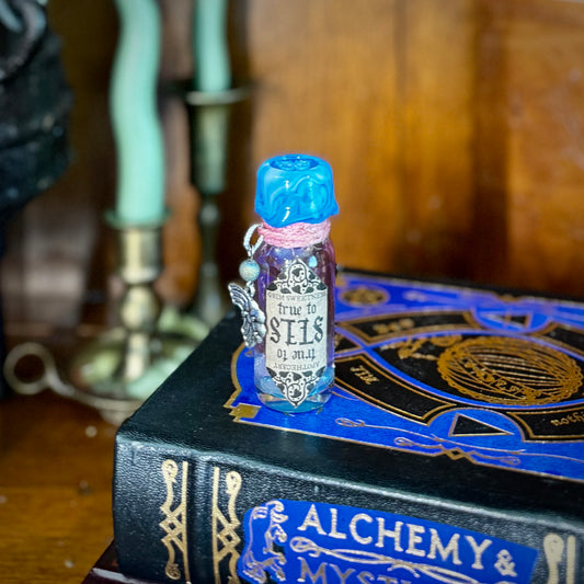True to Self- PINK TO BLUE- Color Change Mini Potion Bottle Fidget