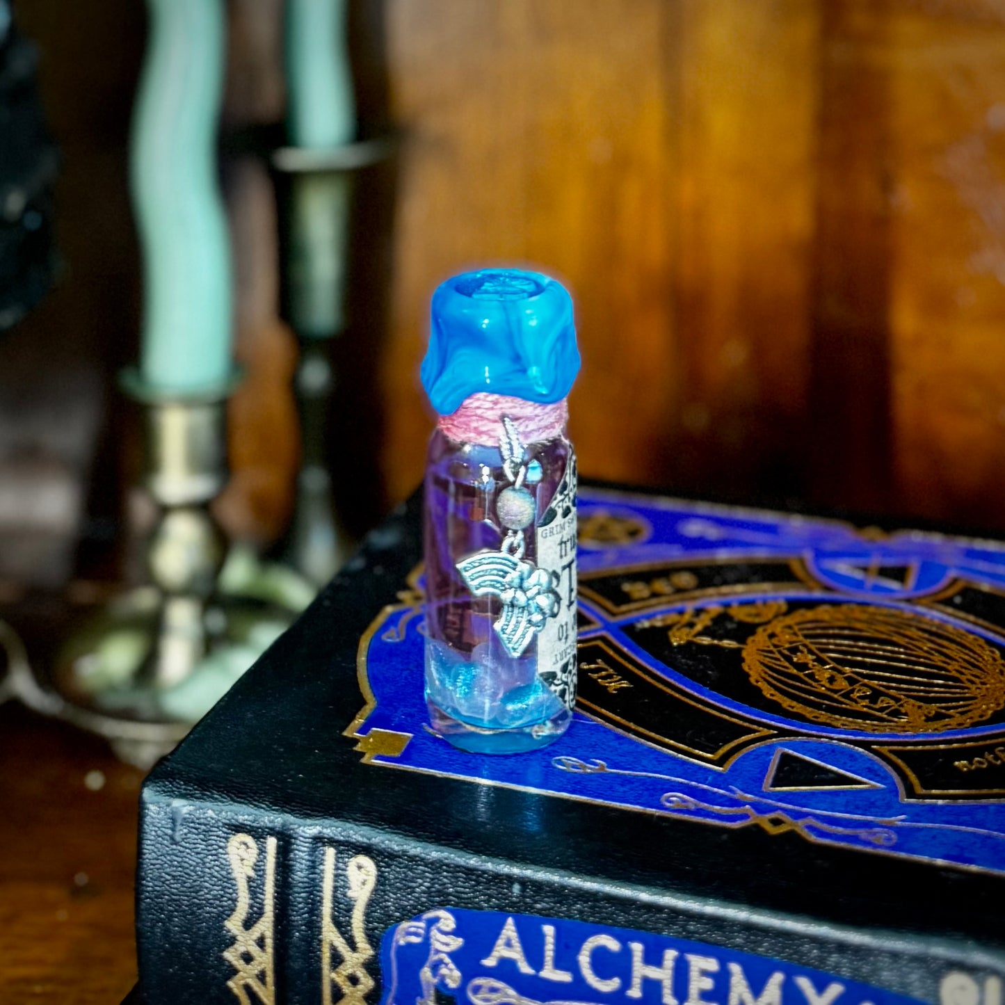 True to Self- PINK TO BLUE- Color Change Mini Potion Bottle Fidget