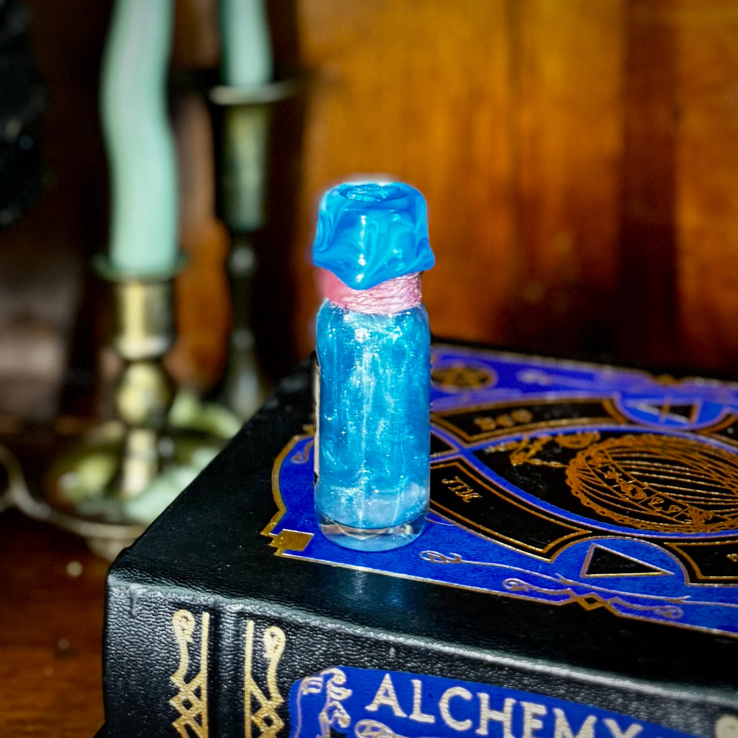 True to Self- PINK TO BLUE- Color Change Mini Potion Bottle Fidget