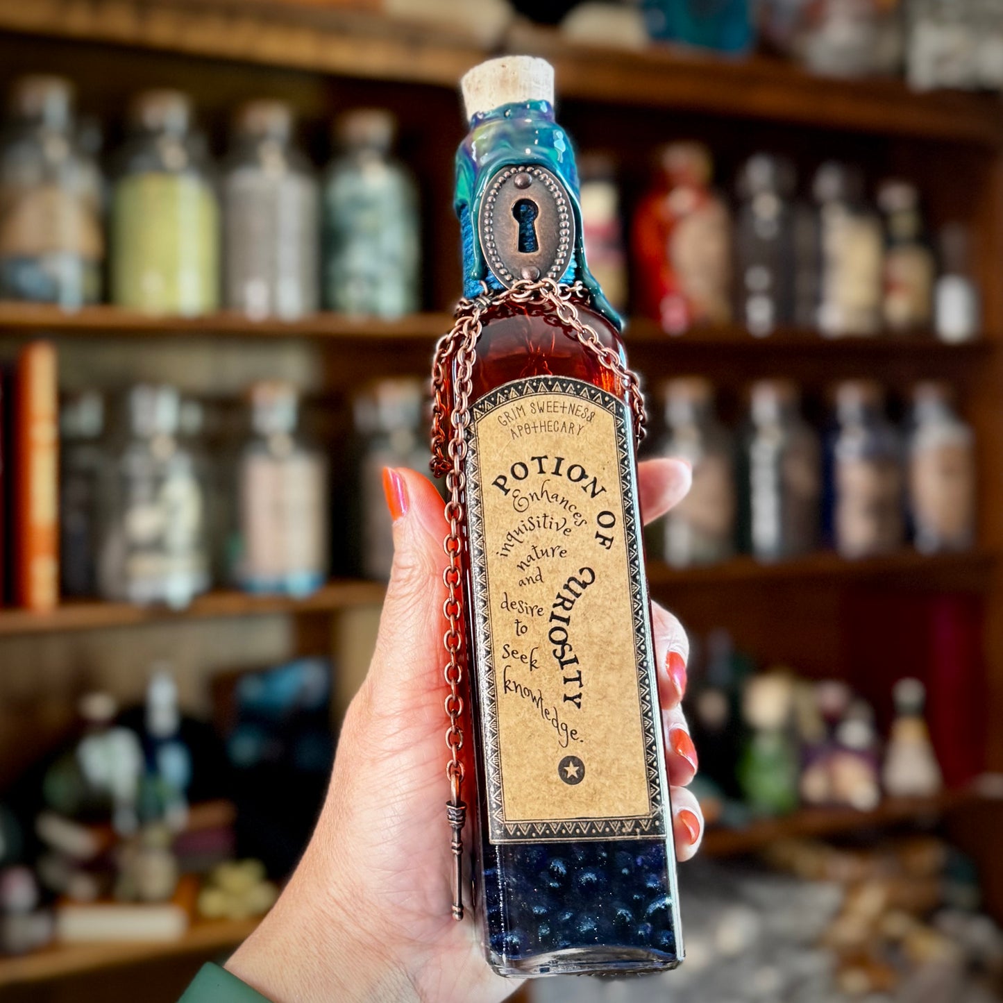 Potion of Curiosity, A Color Changing Potion Bottle Prop