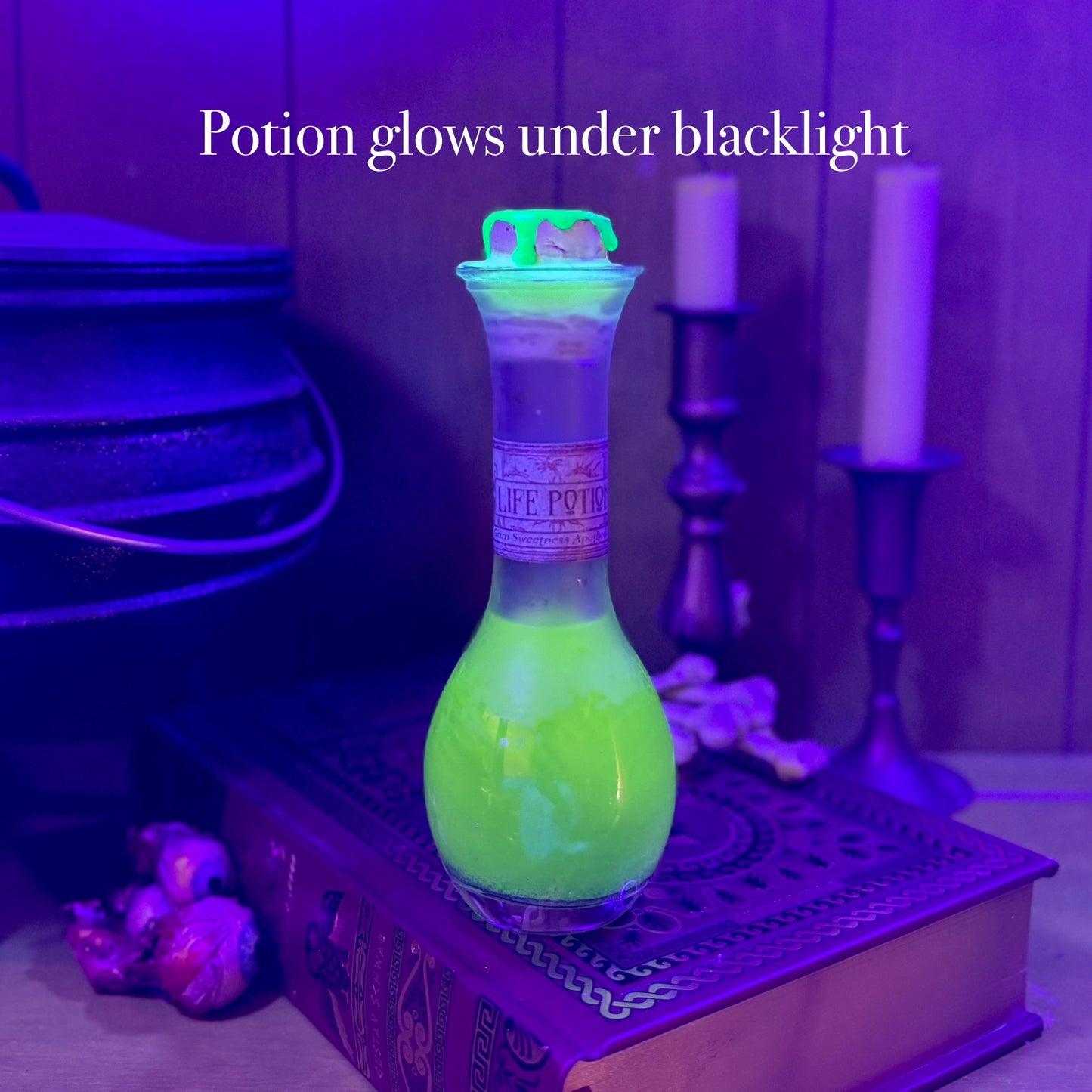 Life Potion, A Hocus Pocus Inspired Decorative Potion Bottle