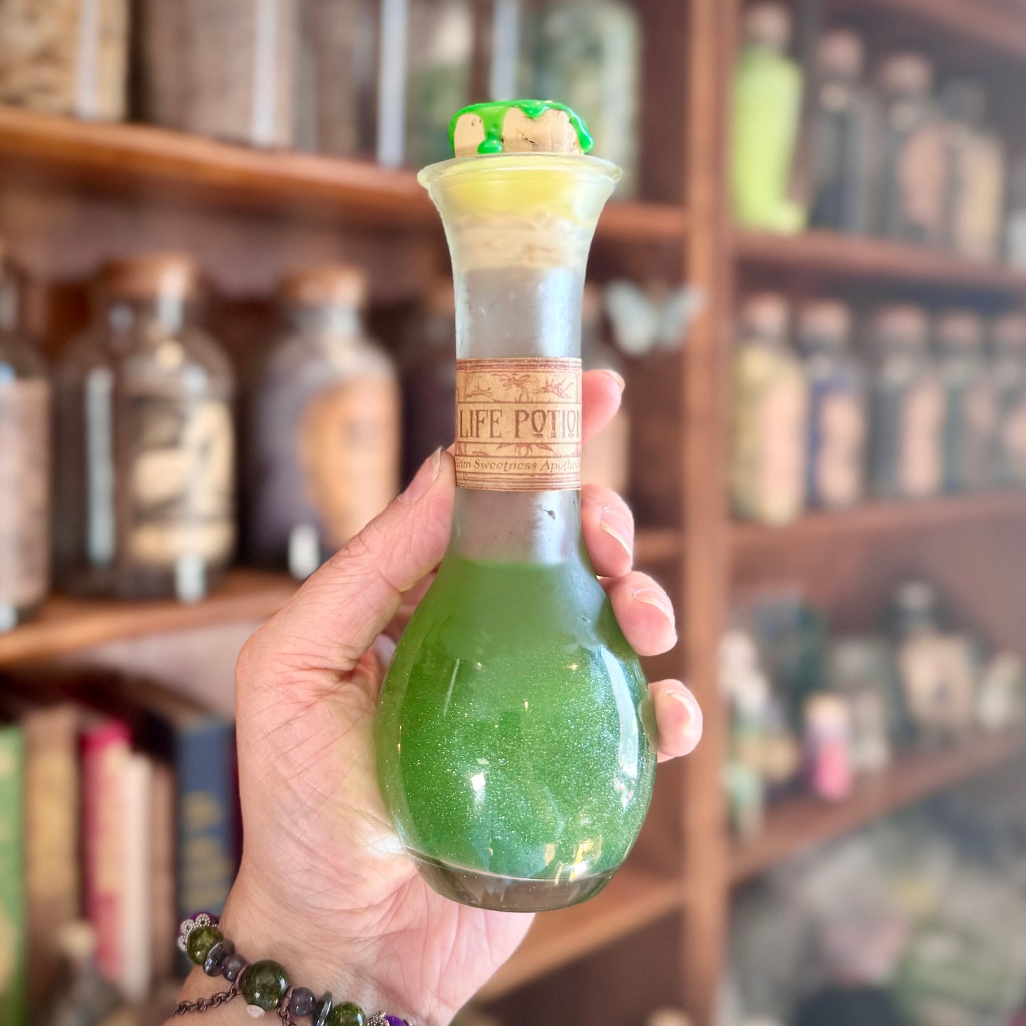 Life Potion, A Hocus Pocus Inspired Decorative Potion Bottle