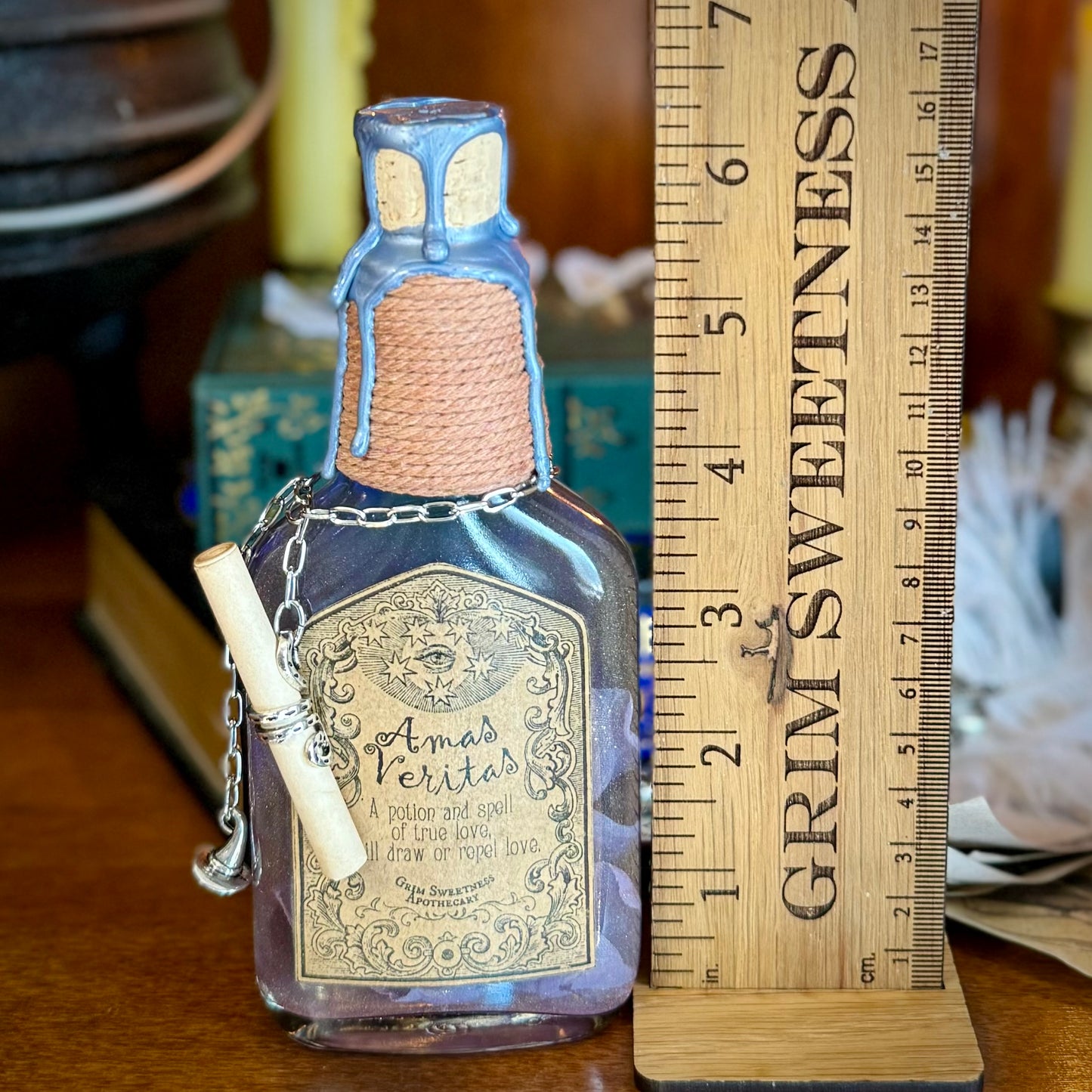 Amas Veritas, A Color Changing Love Potion and Spell Prop