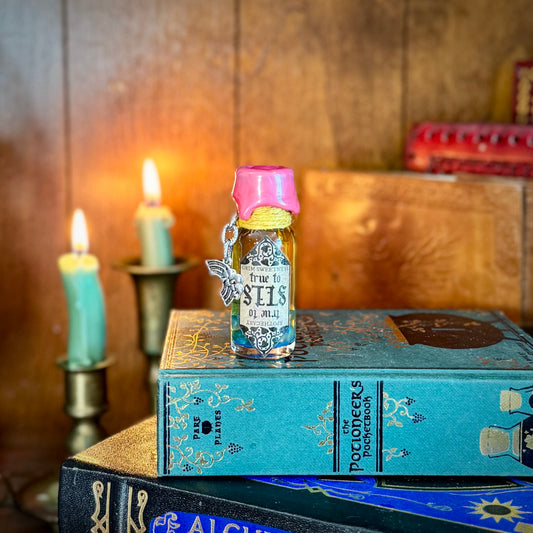 True to Self Pansexual Flag Mini Potion Bottle Fidget