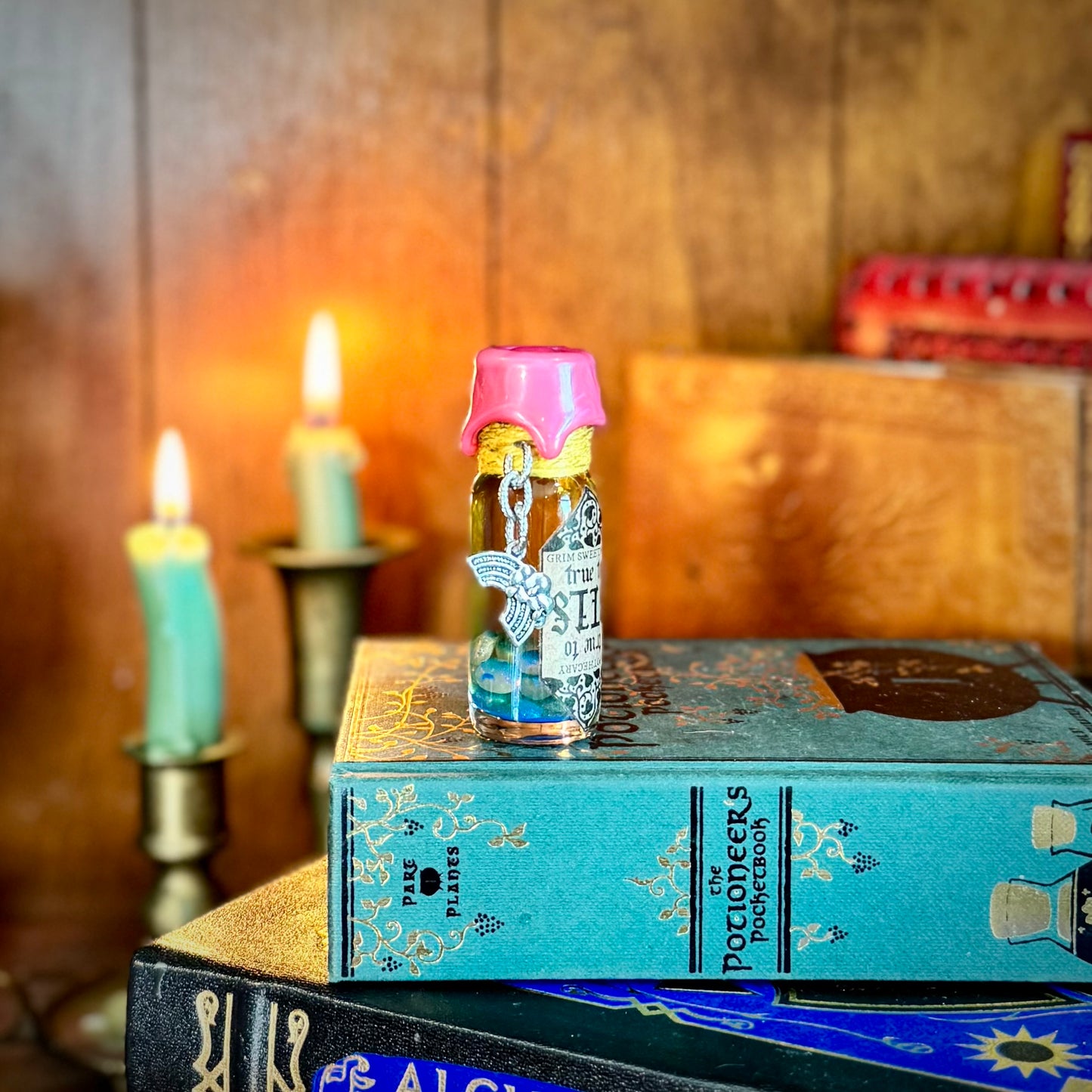 True to Self Pansexual Flag Mini Potion Bottle Fidget