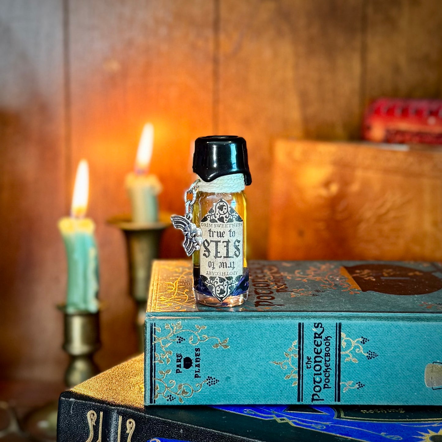 True to Self Non-Binary Pride Flag Mini Potion Bottle Fidget