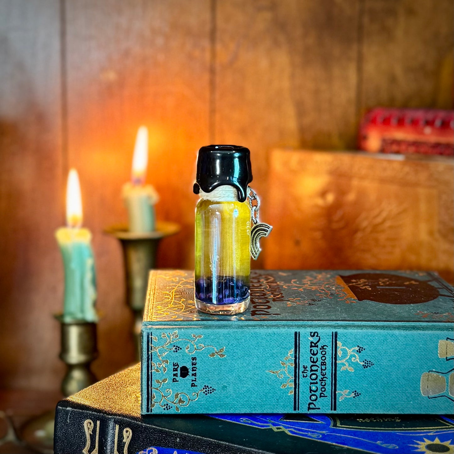 True to Self Non-Binary Pride Flag Mini Potion Bottle Fidget