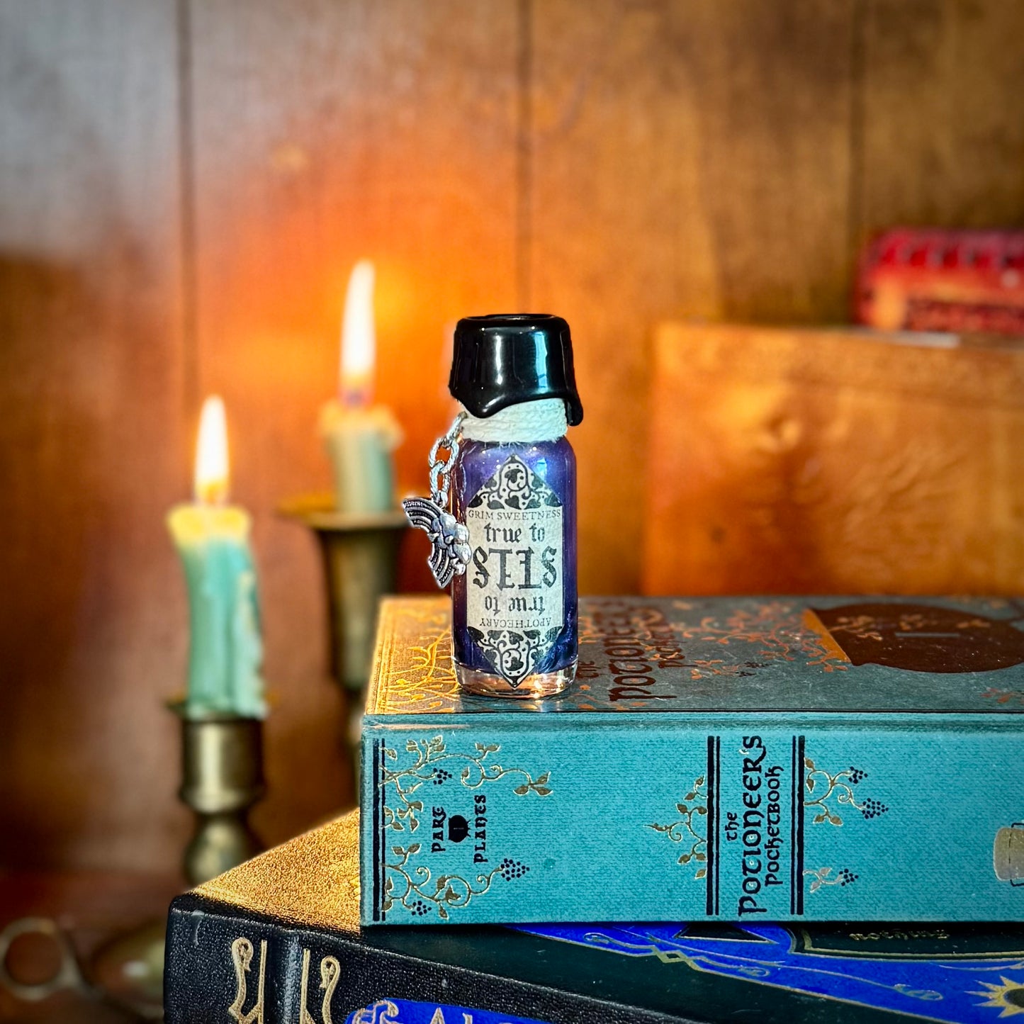 True to Self Non-Binary Pride Flag Mini Potion Bottle Fidget