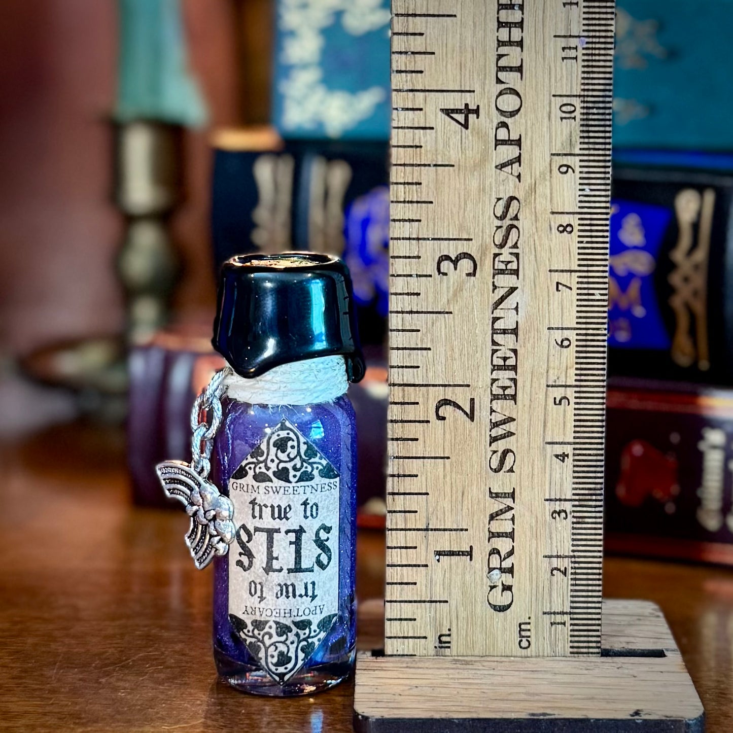 True to Self Non-Binary Pride Flag Mini Potion Bottle Fidget