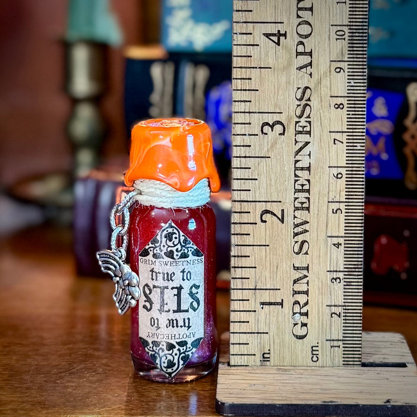 True to Self Lesbian Pride Flag Mini Potion Bottle Fidget