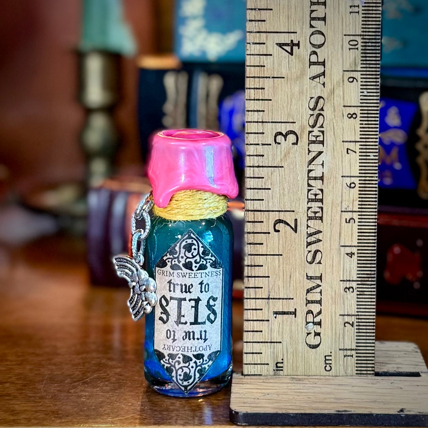 True to Self Pansexual Flag Mini Potion Bottle Fidget