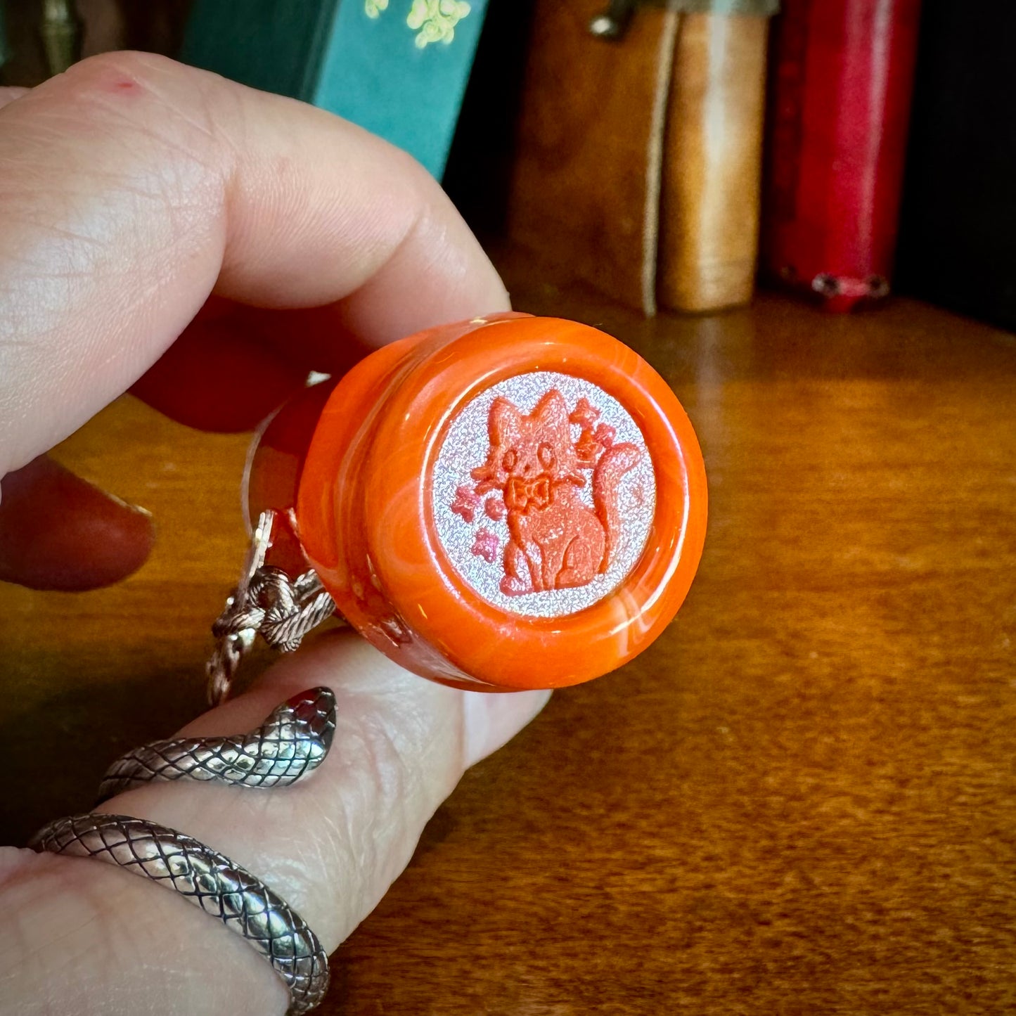 True to Self Lesbian Pride Flag Mini Potion Bottle Fidget
