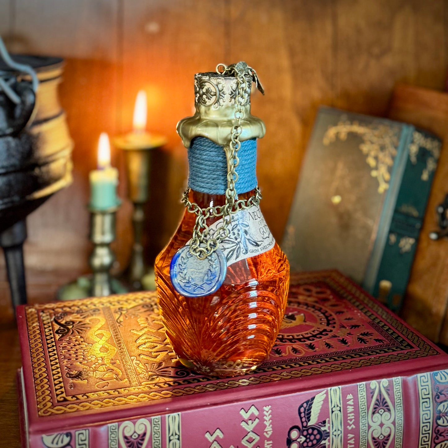 Nectar of the Gods, A Color Shifting Potion Bottle Prop