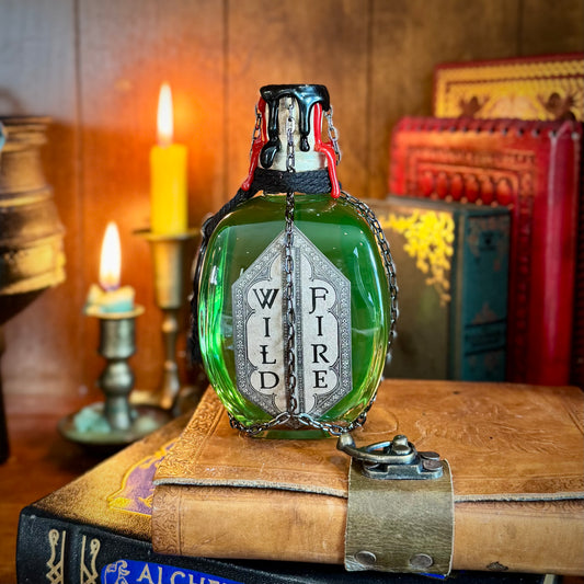 Wildfire, A Glowy Color Shifting Decorative Potion Bottle Prop